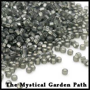 40 grams Dyna mite Seed Beads Matte Gunmetal #11