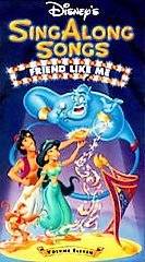 Disneys Sing Along Songs   Aladdin Friends Like Me (VHS, 1993) vol 