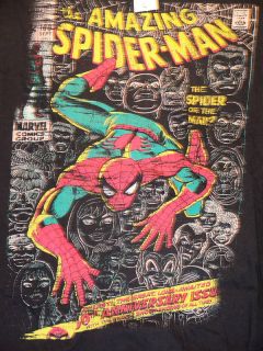 SHIRT(AMAZIN​G SPIDER MAN #100)NEW/TAGS)​VINTAGE STYLE