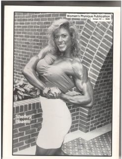   Physique Publication Female Bodybuilding Shelley Beattie/ Skye 1990 #3