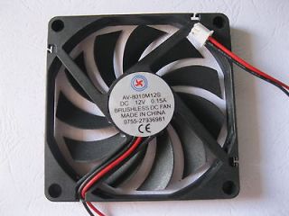 pcs Brushless DC Cooling Fan 11 Blade 12V 8010s 80x80x10mm