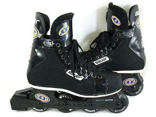 Bauer H3 off Ice Roller Hockey Inline Skates Mens Size 8D US Near Mint