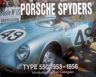 Porsche Spyders Type 550 1953   1956 NEW Book