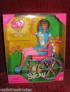 Share a Smile Becky 1996 wheelchair Barbie Special Edition NRFB 