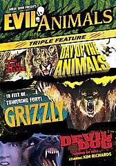 Evil Animals Triple Feature   Grizzly Day of the Animals Devil Dog DVD 