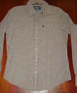Abercrombie & Fitch Mens Muscle Fit Button Down Shirt Size L