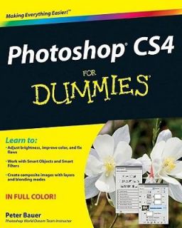 Photoshop CS4 for Dummies by Peter Bauer 2008, Paperback