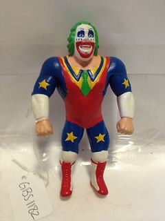 GBS1182)   WWF WWE LJN Bend Ems Wrestling Figure   Doink The Clown