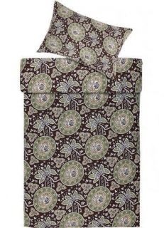 NEW Queen Duvet Cover Set, Chocolate Floral, 100% Cotton, SEALED