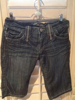 Miss Me Jean Bermuda Shorts with frayed bottoms size 29