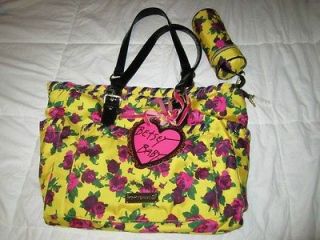 Betseyville by Betsey Johnson Baby Bag, Yellow and Purple