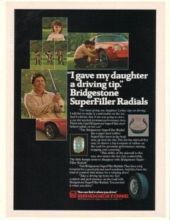 1982 Lee Trevino Bridgestone SuperFiller Radial Tire Ad