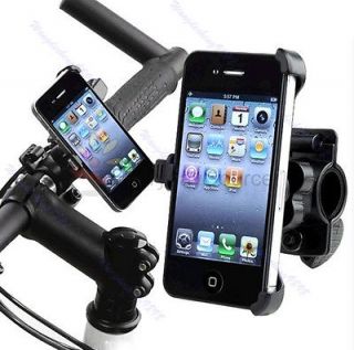 New Black Bicycle Bike Handlebar Cradle Phone Mount Holder Cradle Fr 