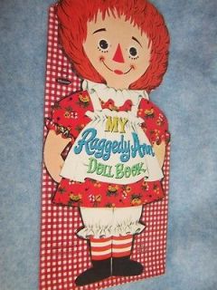 raggedy ann paper dolls in Vintage