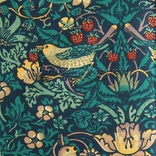 Vintage Liberty William Morris Strawberry Thief Fabric 18 x 49