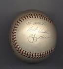 Yogi Berra VINTAGE Single Signed Autographed Baseball on a Warren 