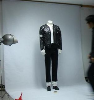 Michael Jackson Billie Jean Jacket & pant & socks & glove Free keyring