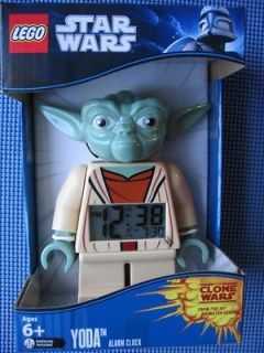 Lego Star Wars The Clone Wars Yoda Alarm Clock New
