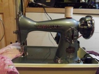 Vintage Aristocrat Little Blue sewing machine. Sews like a jewel.
