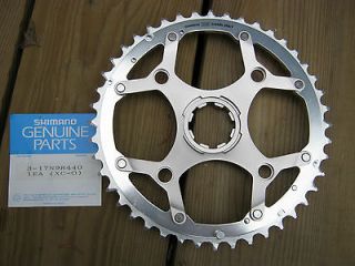 NOS SHIMANO DEORE XT OUTER CHAINRING, FC M739, 4 ARM, 44T, BRAND 