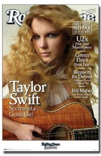TAYLOR SWIFT   ROLLING STONE POSTER   22x34 SHRINK WRAPPED   12 FREE 