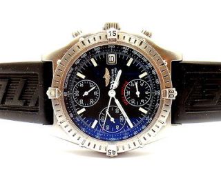 BREITLING BLACKBIRD SERIE SPECIALE CHRONOMAT AUTOMATIC RUBBER BAND 