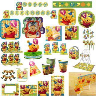 Winnie the POOH 1st Birthday Party Supplies ~ Pick 1 or Many to Create 