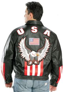 american eagle leather jacket in Mens Clothing