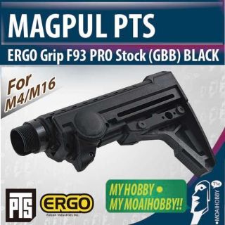 MAGPUL PTS FALCON Ergo F93 Pro Stock for airsoft GBB   BLACK