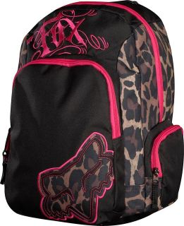 NEW Fox Racing DIRT VIXEN Backpack BLACK 57353 001 Book Bag Back Pack