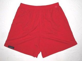 Nylon Lifeguard Swim Trunk 7 Basic Short MED Red Mens Swimsuit/Active 