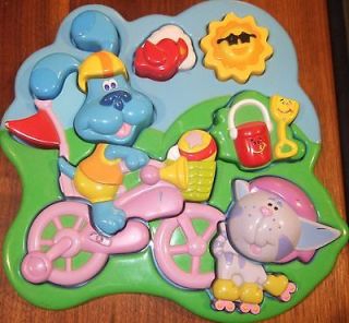 BLUES CLUES 3D Chunky Plastic PUZZLE Periwinkle & More