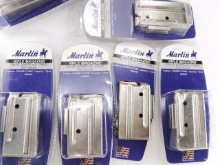 Marlin Factory 7 Shot Magazine 22 Magnum 17 HMR Nickel New XM05246