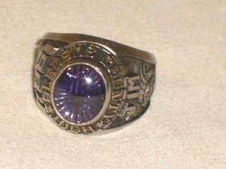 VTG 1984 BLEDSOE COUNTY HIGH SCHOOL CLASS RING JEWELRY enscribed