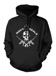 Navy Seals Team VI Hoodie Hooded Sweatshirt US Armed Forces Six 6 