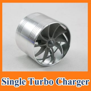  Intake Gas Fuel Saver Turbine Turbo charger Kits Engine Enhancer Fan 