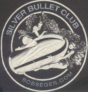 Bob Seger NEW Black T Shirt Mens M Cotton Silver Bullet Band Club Logo 