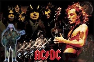 AC/DC ~ ANGUS YOUNG MONTAGE POSTER AC DC AC DC Music