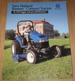 New Holland Boomer Compact Tractors Sales Brochure