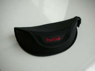 BLACK & RED BOLLE SUN GLASSES CASE WITH CLIP