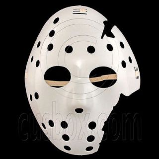 White Plastic Hockey 3D Party Halloween Fancy Dress Scary Costume Full 