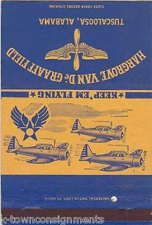 HARGROVE VAN De GRAAFF FIELD ARMY AIR FORCE VINTAGE WWII HOME FRONT 