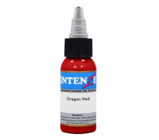 DRAGON RED Intenze Tattoo Ink 1oz 30ml Bottle NEW Sterile High Quality