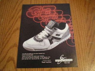1988 Foot Locker Giorgio Brutini Tennis Shoes Shoe Magazine Ad
