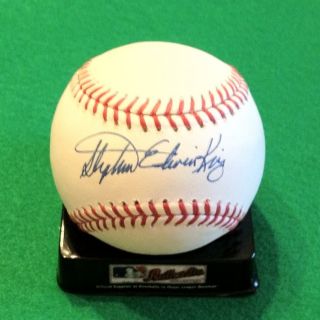 Stephen Edwin King Red Sox Signed Official Major League Baseball COA 