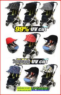 Sun Canopy Sunshade for Baby Car Seat Britax Graco Maxi Cosi Nania 