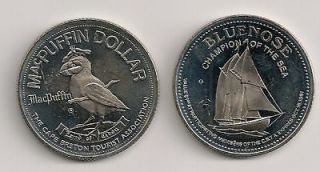 1981 Cape Breton Bluenose MacPuffin Trade Dollar