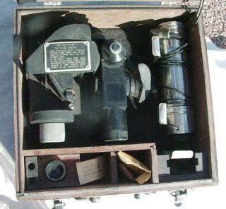 WW 2 USAAF USN A 10 Bubble Type Sextant as used in the B 17 & PB4Y 2 