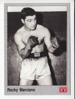 ROCKY MARCIANO Boxing Boxer 1991 AW SPORTS INC. CARD #105