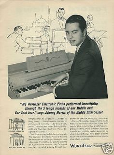   Electronic Piano Johnny Morris [Buddy Rich Sextet] Original Ad